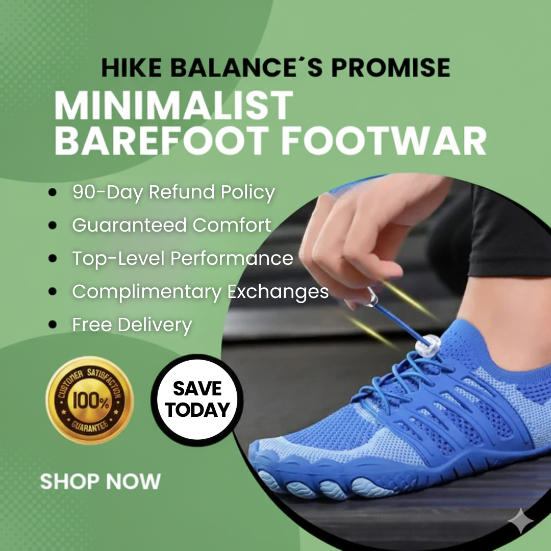 Hike Balance FLOW – Healthy & non-slip barefoot shoes (Unisex)