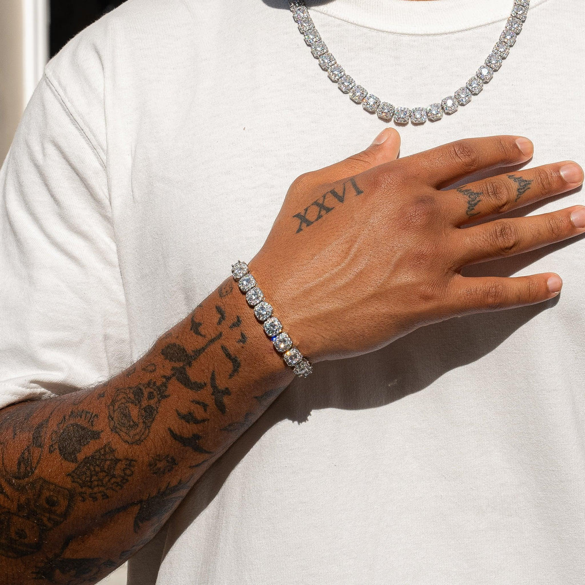 10MM PULSEIRA CLUSTERED TENNIS