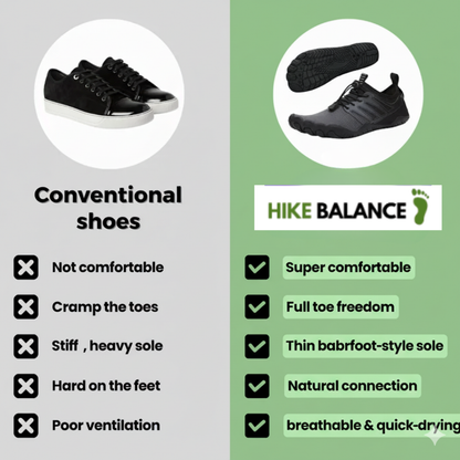 Hike Balance FLOW – Healthy & non-slip barefoot shoes (Unisex)